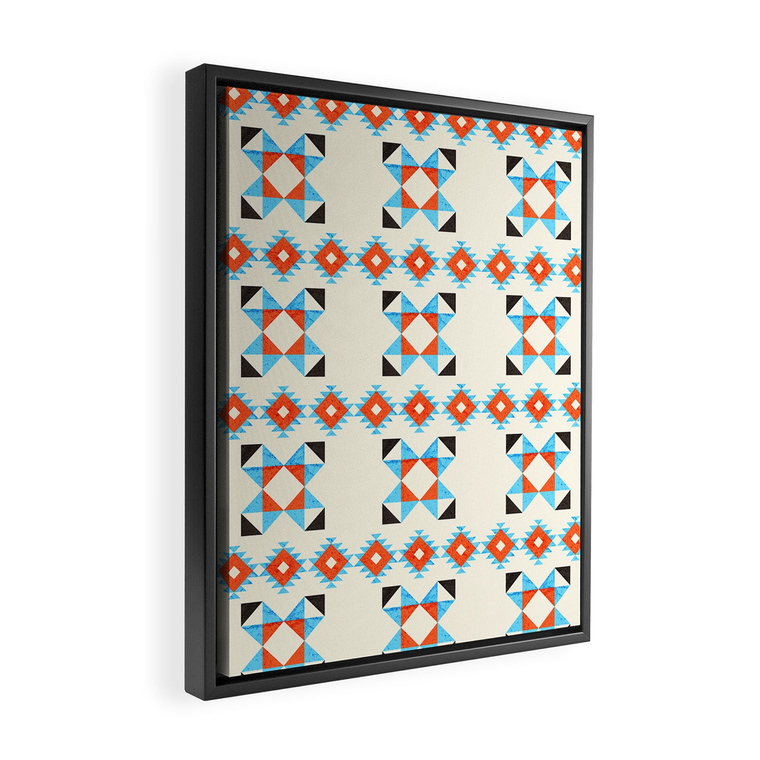 geometry navajo pattern no2 Framed Canvas Print Gallery Image 2