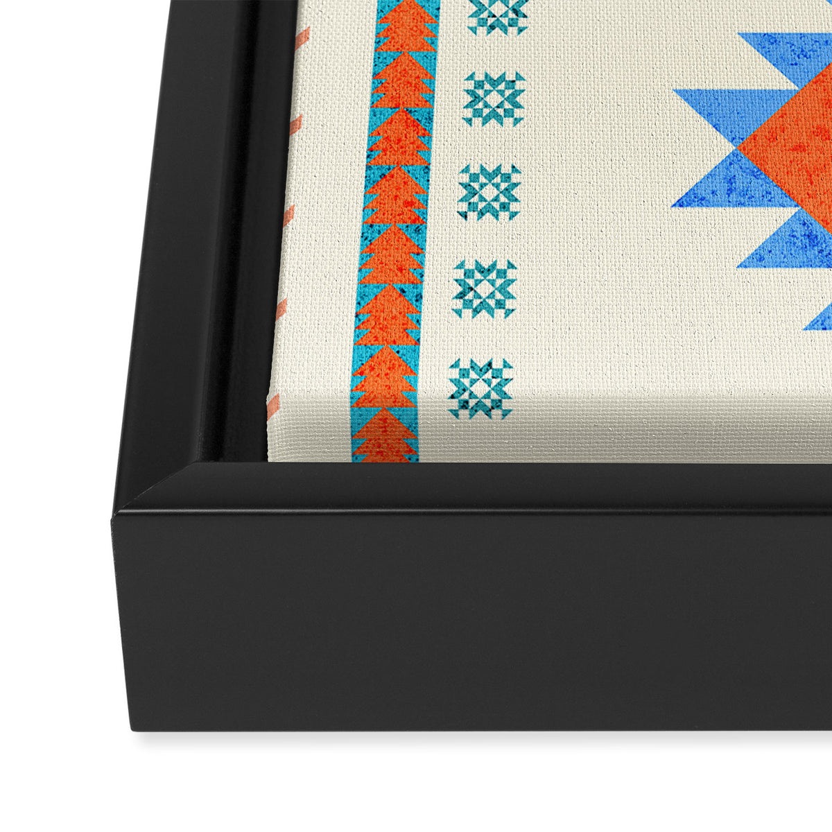 geometry navajo pattern no3 Framed Canvas Print Gallery Image 3