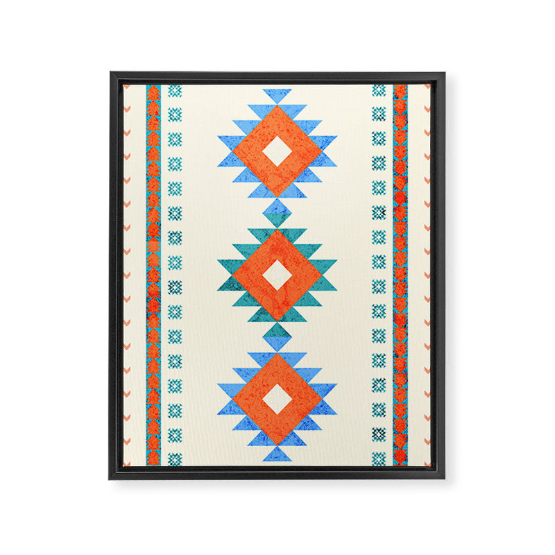 geometry navajo pattern no3 Framed Canvas Print Gallery Image 8