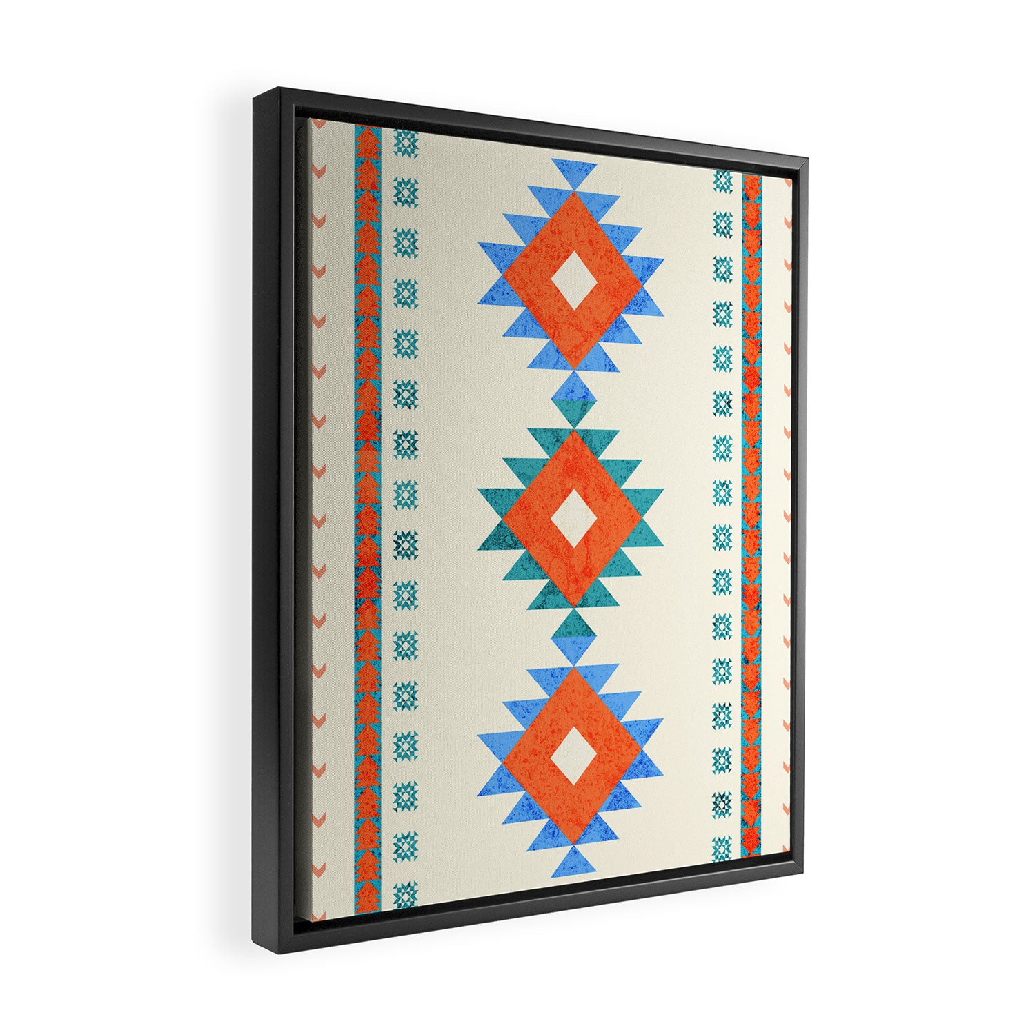 geometry navajo pattern no3 Framed Canvas Print Gallery Image 2