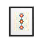 geometry navajo pattern no3 Framed Art Print Gallery Image 6