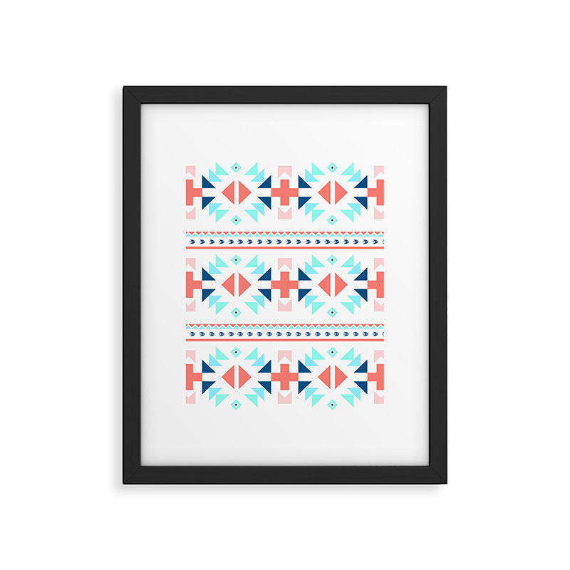 geometry navajo pattern Framed Art Print Gallery Image 6