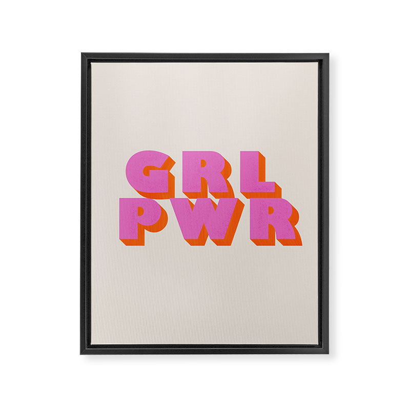 Girl Power Framed Canvas Print Gallery Image 8
