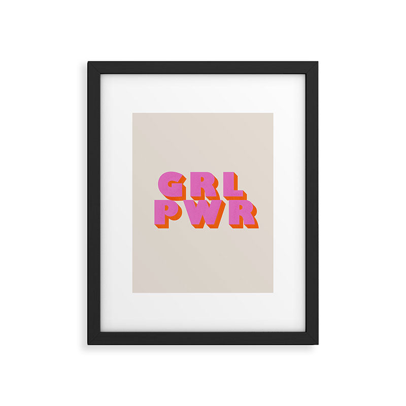 Girl Power Framed Art Print Gallery Image 6