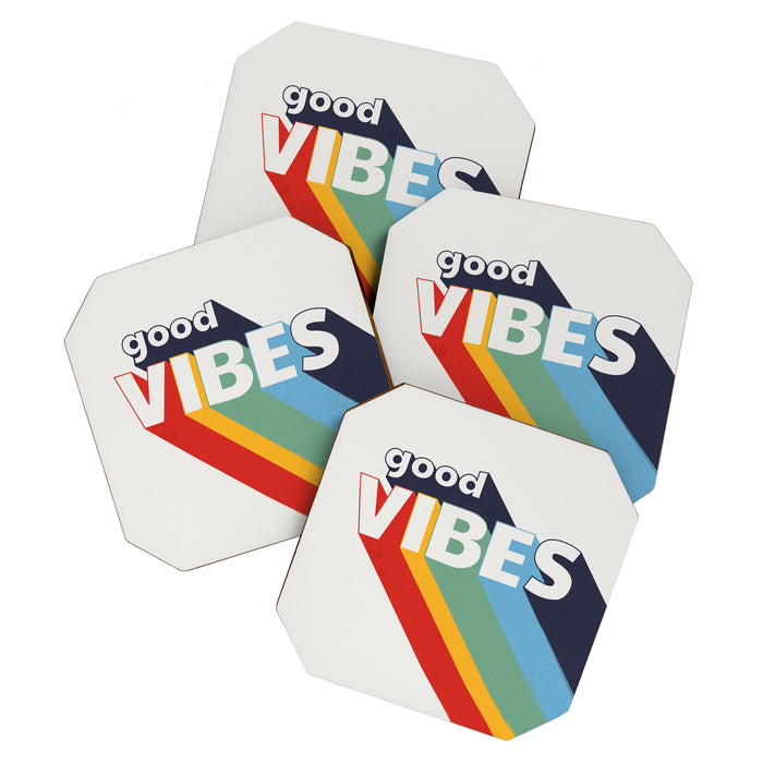 GOOD VIBES  Coaster Gallery Image 1