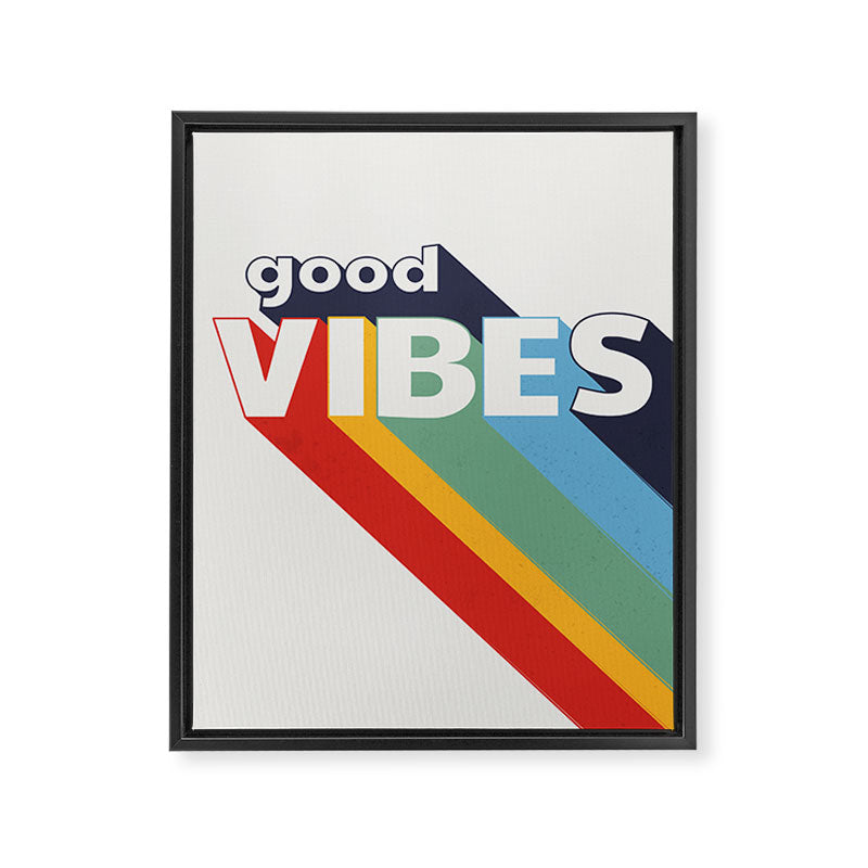 GOOD VIBES  Framed Canvas Print Gallery Image 8