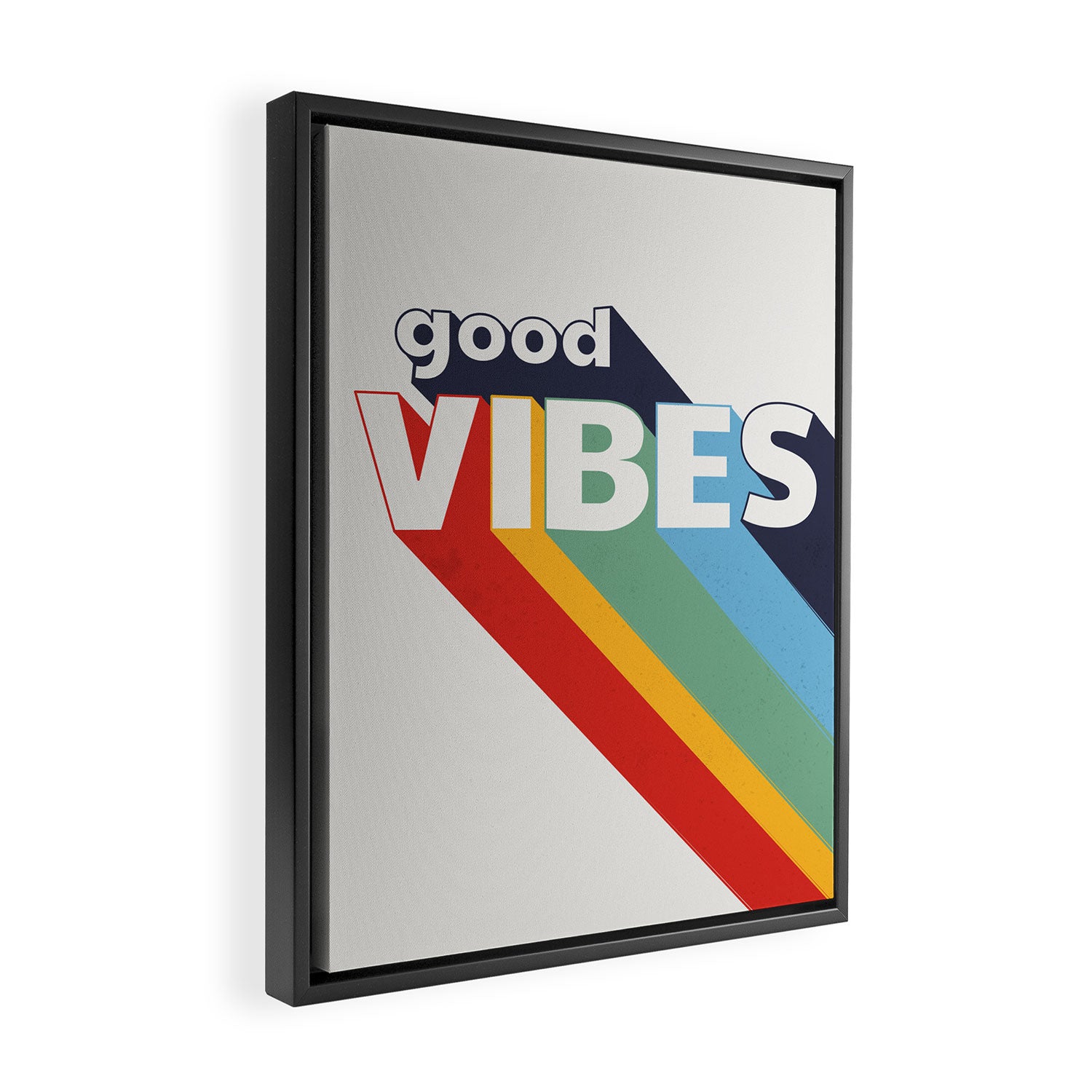 GOOD VIBES  Framed Canvas Print Gallery Image 2