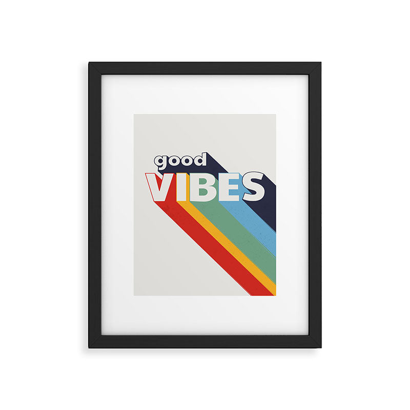 GOOD VIBES  Framed Art Print Gallery Image 6