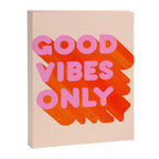 Good Vibes Only - Neon Colors Canvas Print Gallery Image 8