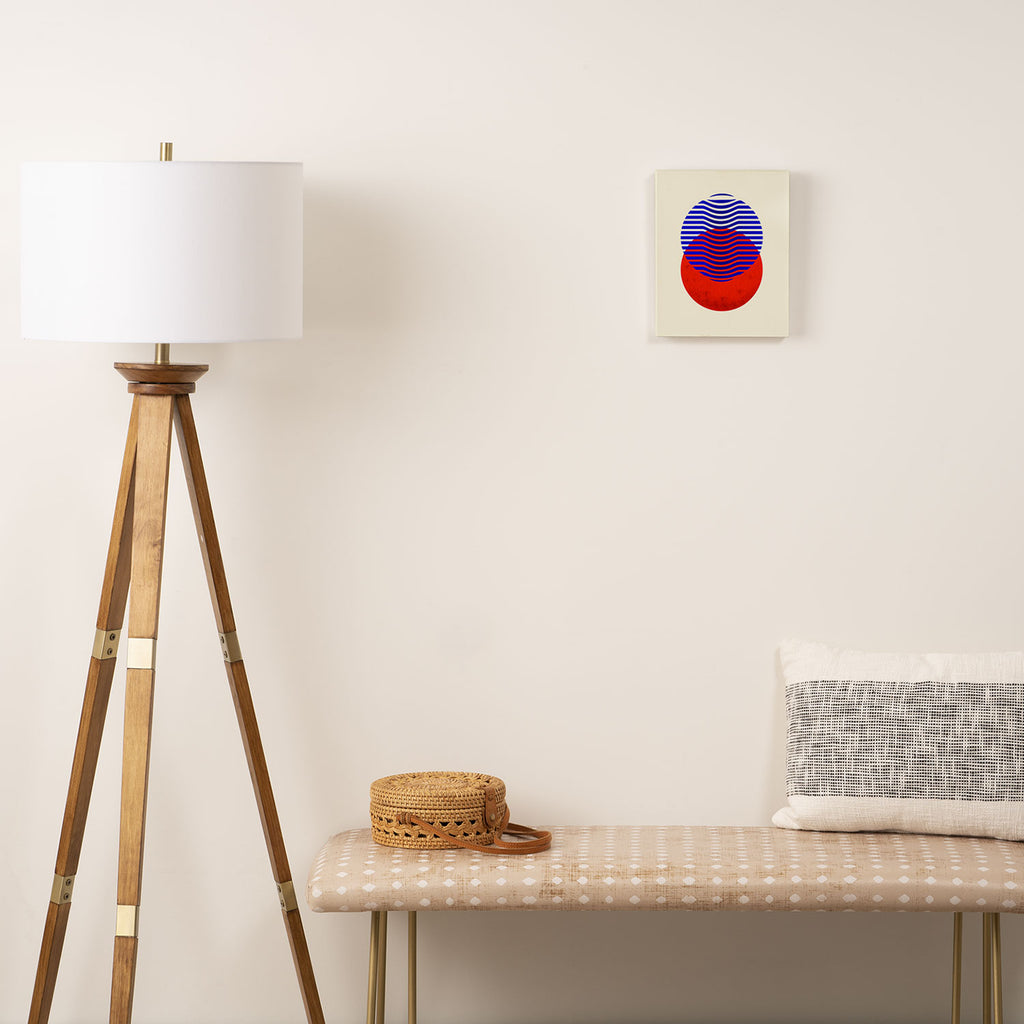 Graphic abstract circles Canvas Print Gallery Image 2