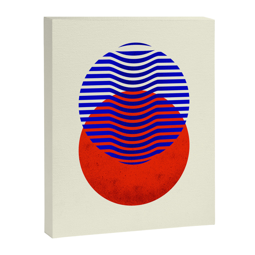 Graphic abstract circles Canvas Print Gallery Image 8