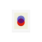 Graphic abstract circles Art Print Gallery Image 1