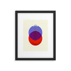 Graphic abstract circles Framed Art Print Gallery Image 6