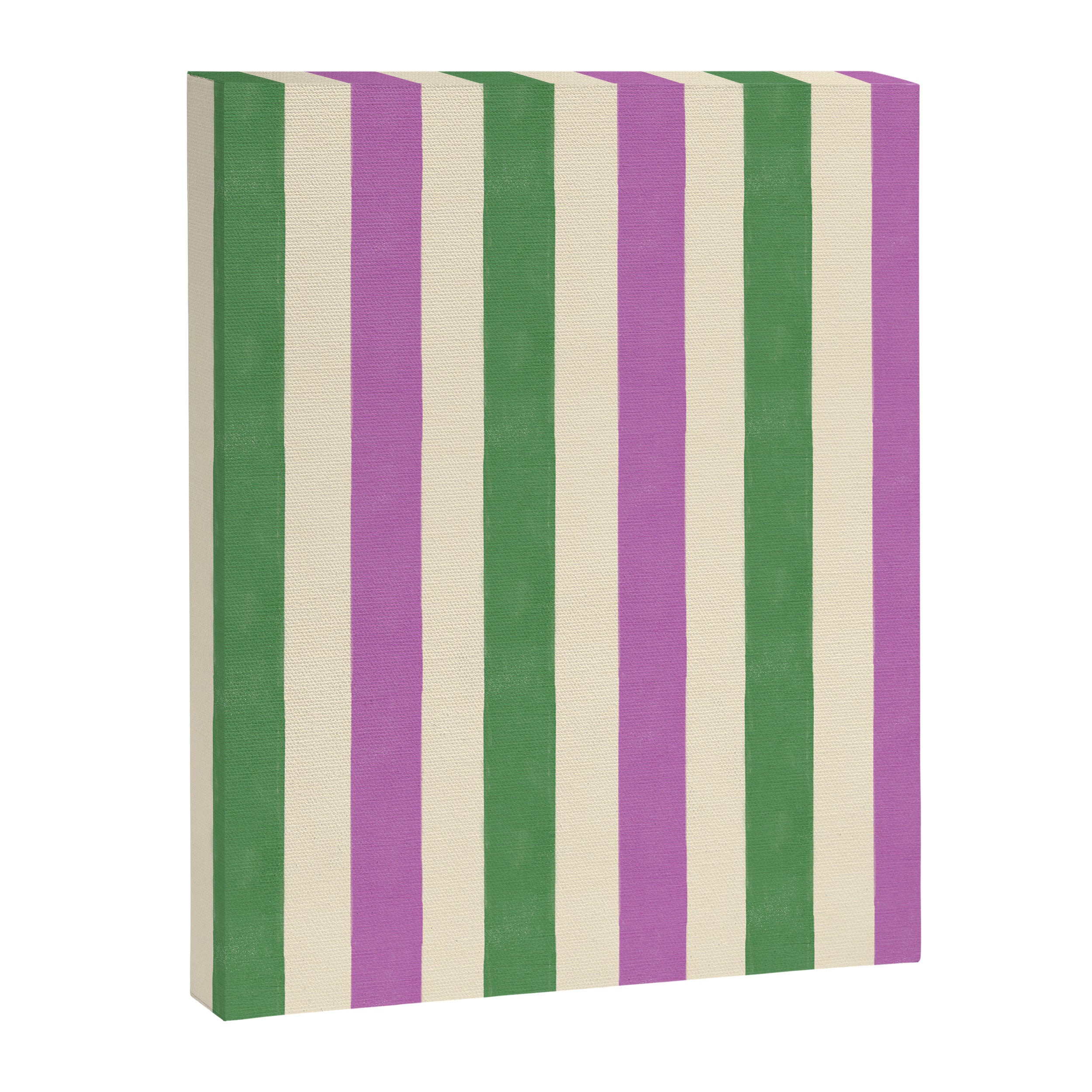 Handmade Bold Stripe Design Canvas Print Gallery Image 8