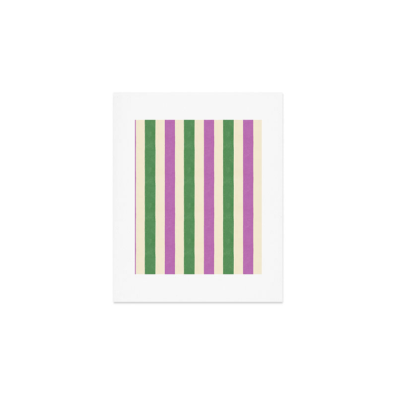 Handmade Bold Stripe Design Art Print Gallery Image 1