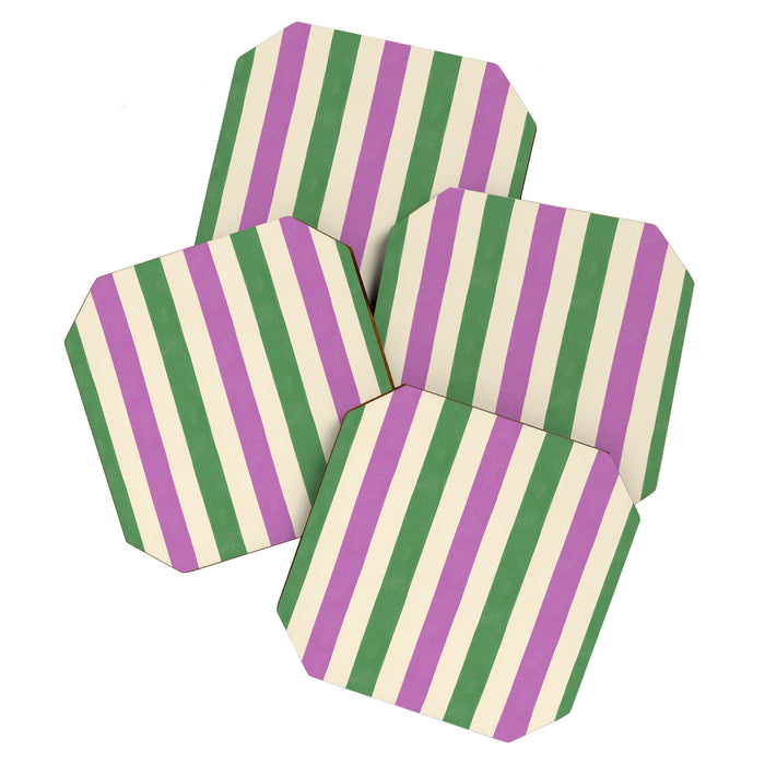 Handmade Bold Stripe Design Coaster Gallery Image 1