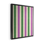 Handmade Bold Stripe Design Framed Canvas Print Gallery Image 2