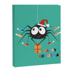 Happy Christmas Santa Spider Canvas Print Gallery Image 8