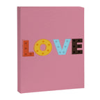 Happy LOVE - typography Canvas Print Gallery Image 8