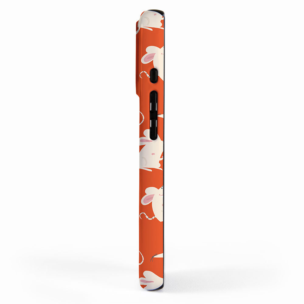 Happy mice pattern iPhone Case Gallery Image 2