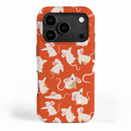 Happy mice pattern iPhone Case Gallery Image 1