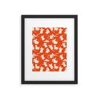 Happy mice pattern Framed Art Print Gallery Image 6