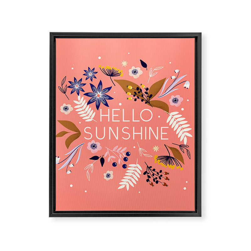 Hello Sunshine Framed Canvas Print Gallery Image 8