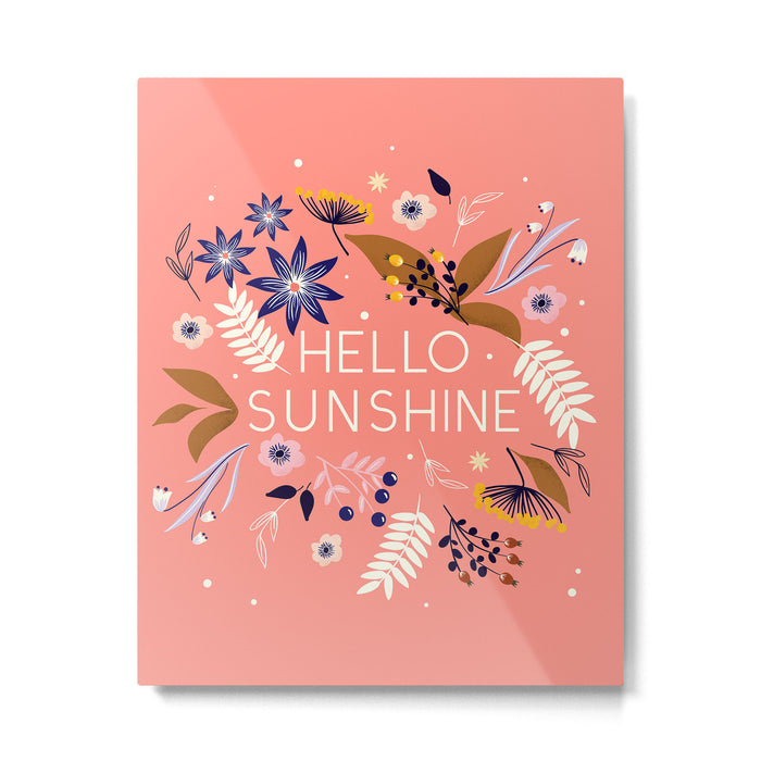 Hello Sunshine Metal Print Gallery Image 1