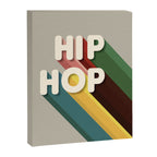HIP HOP - retro typography Canvas Print Gallery Image 8