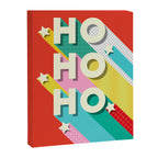 Ho Ho Ho Christmas typography Canvas Print Gallery Image 8
