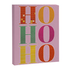 HO HO HO Festive Letters Canvas Print Gallery Image 8