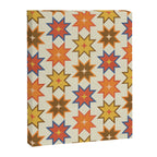 Holiday Mosaic Stars Retro-Inspired Festive Design Canvas Print Gallery Image 8