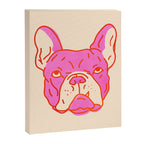 Hot Pink Bulldog Canvas Print Gallery Image 8