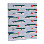 Large Sardines Pattern Canvas Print Gallery Image 8