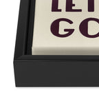 Let's Go - Soccer Illustration Framed Canvas Print Gallery Image 3