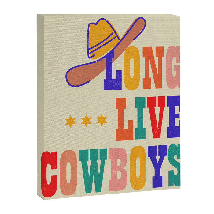 LONG LIVE COWBOYS Canvas Print Gallery Image 1