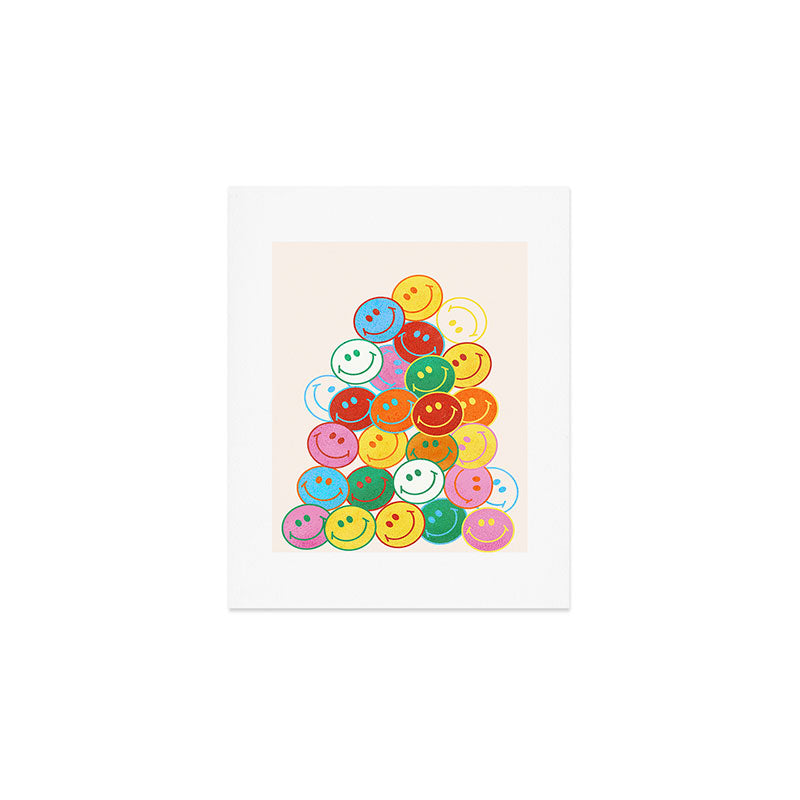 Lots of Smileys Art Print Gallery Image 1