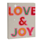 LOVE & JOY Festive Letters Canvas Print Gallery Image 8