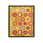 Many faces of Sun, Moon and Stars Framed Canvas Print Gallery Image 8