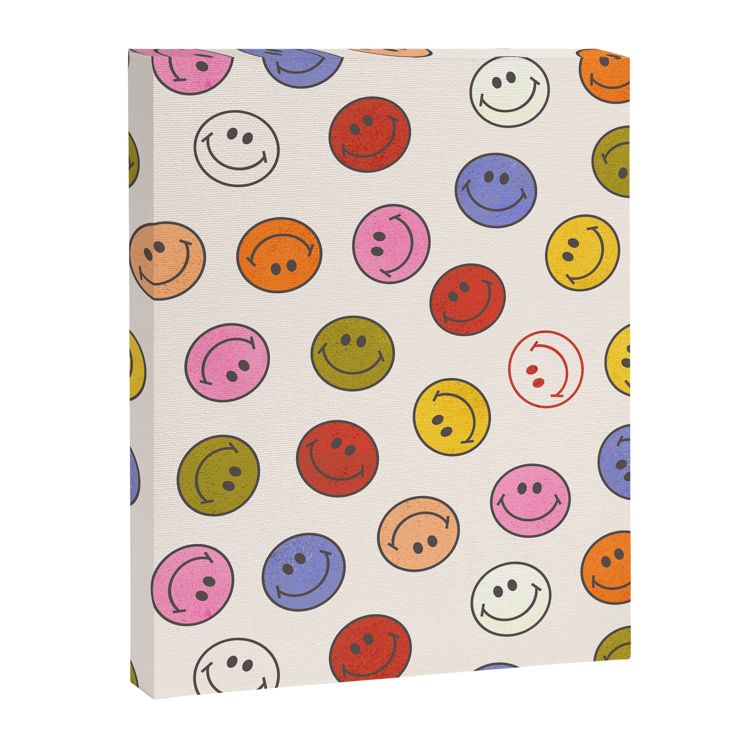 Many Happy Smileys Canvas Print Gallery Image 8