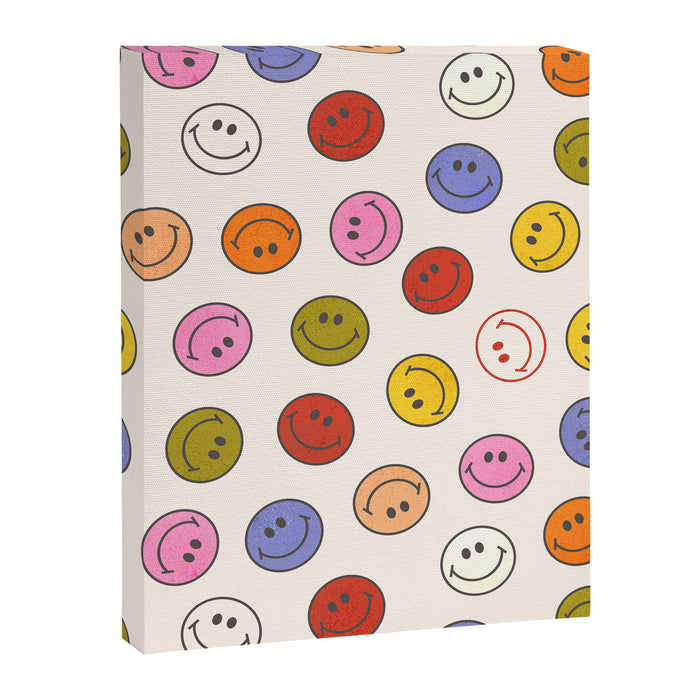 Many Happy Smileys Canvas Print Gallery Image 1
