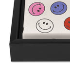 Many Happy Smileys Framed Canvas Print Gallery Image 3