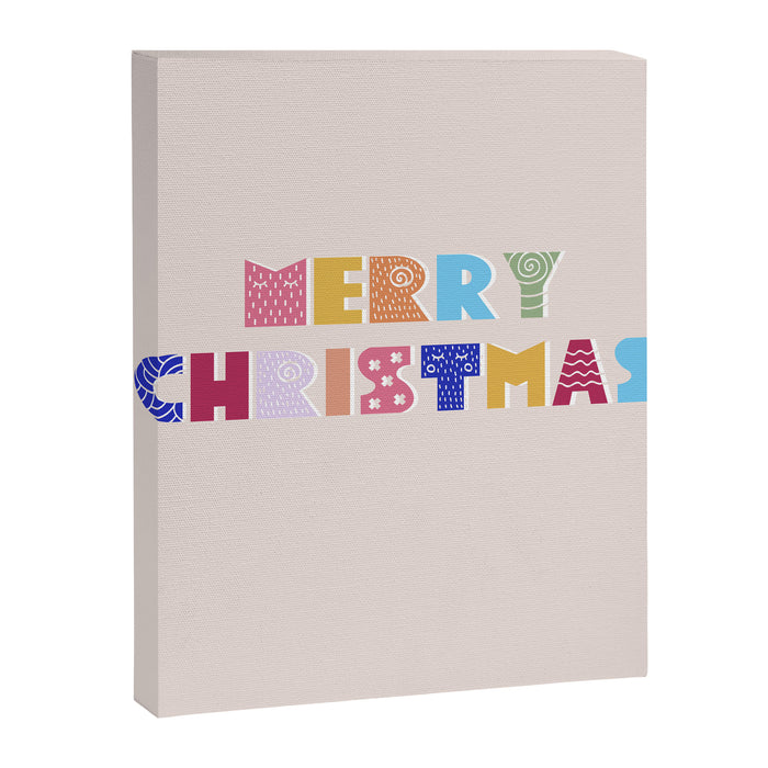 MERRY CHRISTMAS Canvas Print Gallery Image 1