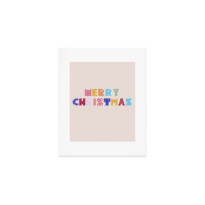 MERRY CHRISTMAS Art Print Gallery Image 1