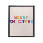 MERRY CHRISTMAS Framed Canvas Print Gallery Image 8