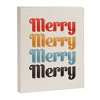 Merry typography Canvas Print Gallery Image 8