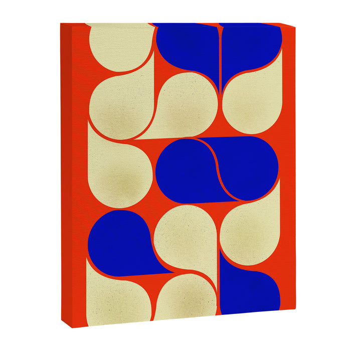 Mid-century geometric shapes-no10 Canvas Print Gallery Image 1