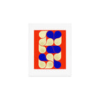 Mid-century geometric shapes-no10 Art Print Gallery Image 1