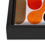 Mid-century geometry no4 Framed Canvas Print Gallery Image 3