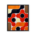Mid-century geometry no4 Framed Canvas Print Gallery Image 8